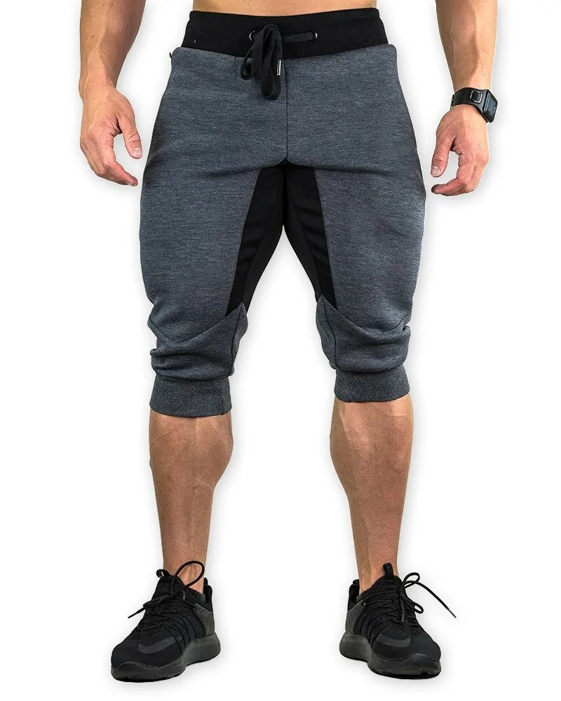 Men's Slim Fit Capri Athletic Shorts