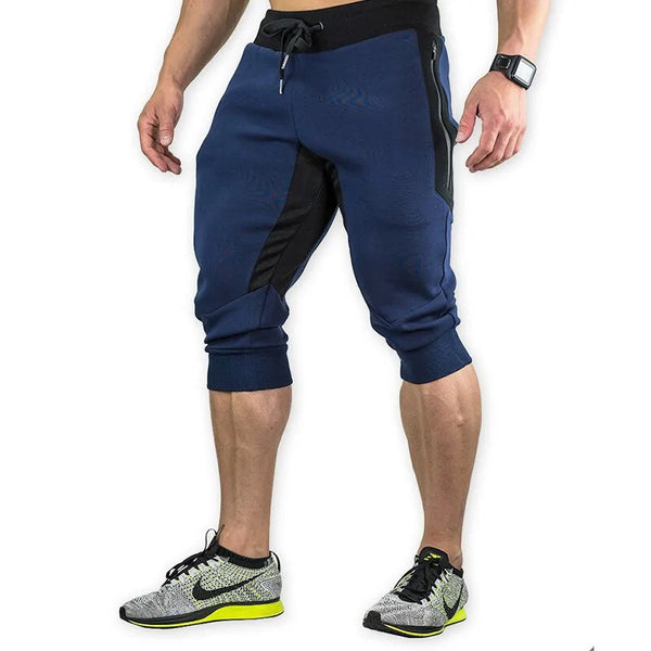 Men's Slim Fit Capri Athletic Shorts