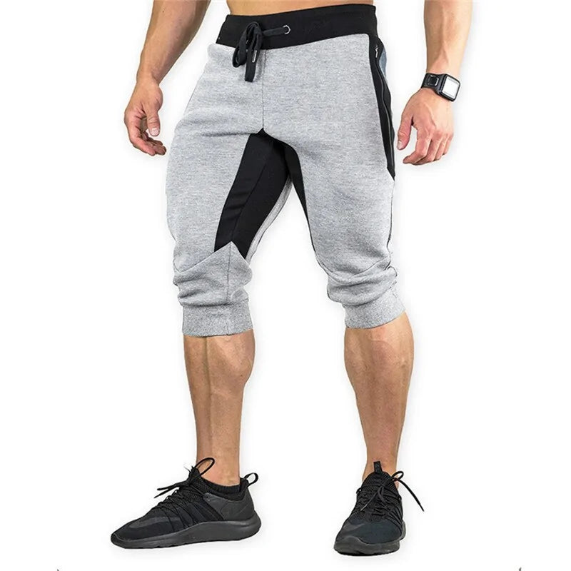 Men's Slim Fit Capri Athletic Shorts