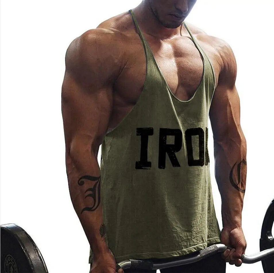 Men's Printed Bodybuilding Tank