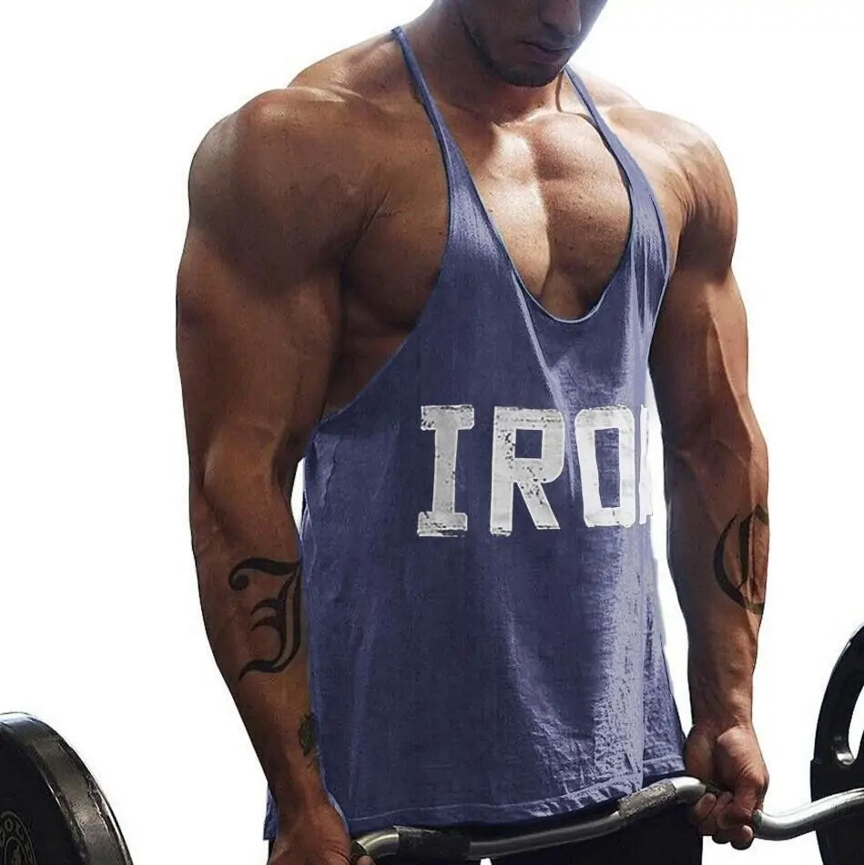 Men's Printed Bodybuilding Tank