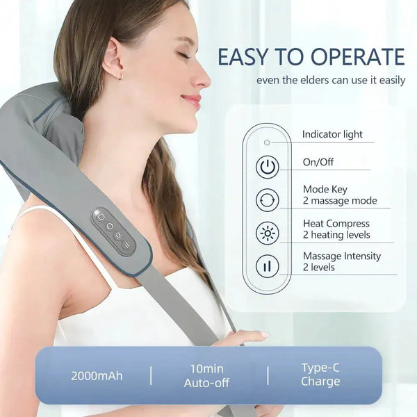 Neck and Shoulder Shiatsu Massager