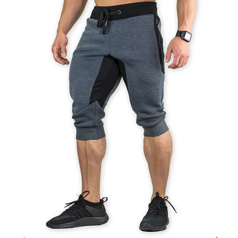 Men's Slim Fit Capri Athletic Shorts