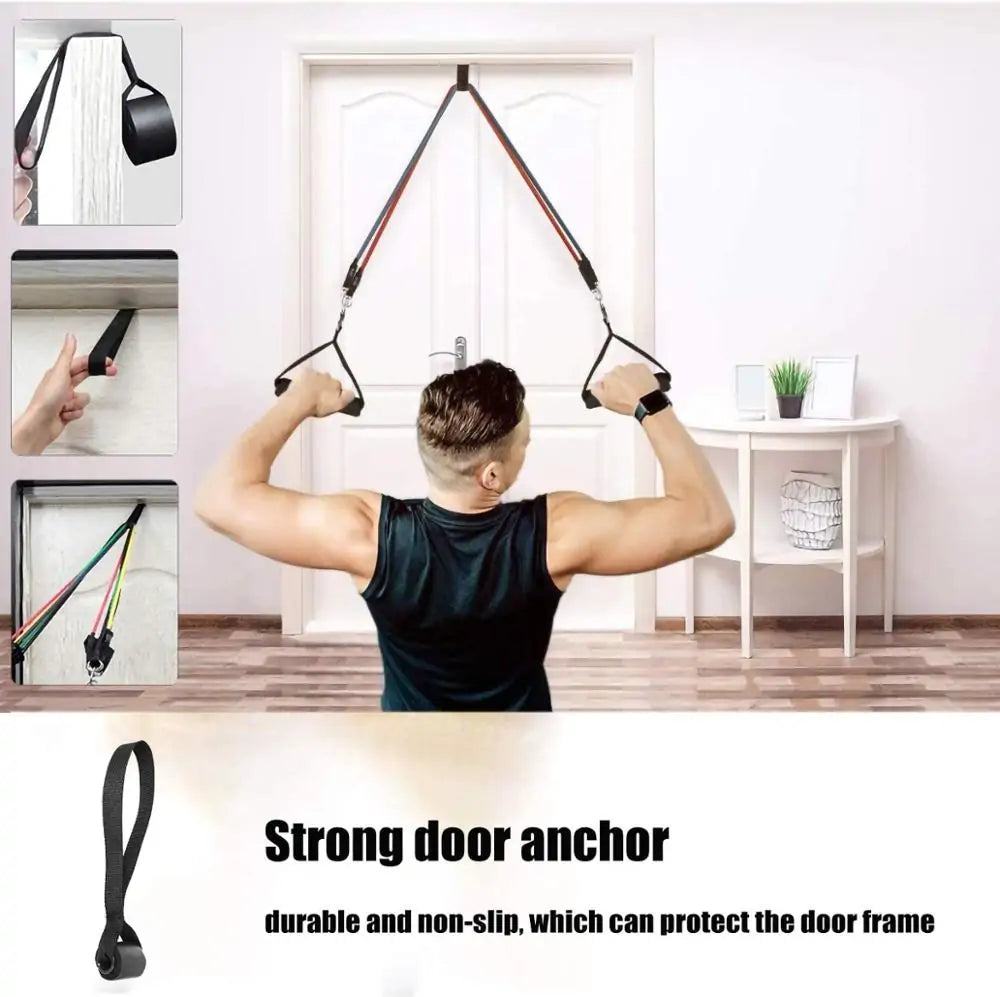 16 Resistance Bands Set Fitness Training